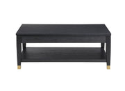 Steve Silver Yves Rubbed Charcoal Cocktail Table