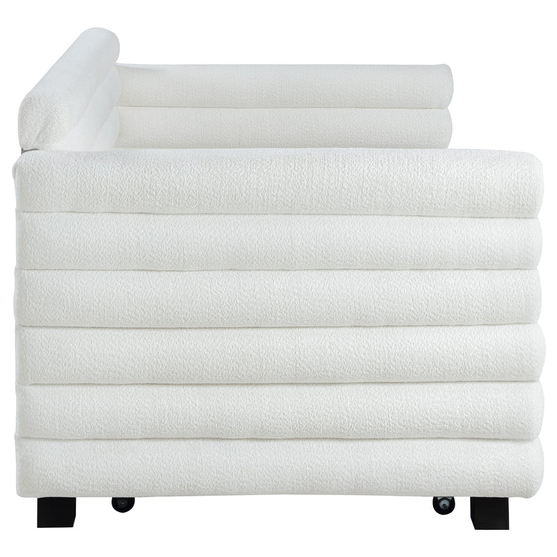 Coaster Furniture Patricia White Twin Trundle Day Bed