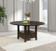 Coaster Furniture Twyla Dark Cocoa Brown Round Dining Table