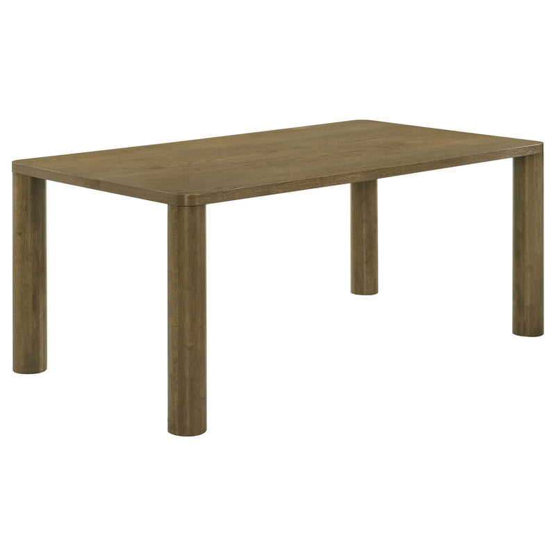 Coaster Furniture Castlewood Brown Oak Rectangular Dining Table