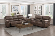 Home Elegance Proctor Brown 2pc Living Room Set
