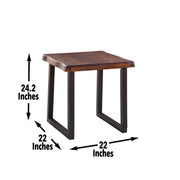 Steve Silver Jennings Cherry Live Edge End Table