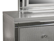 New Classic Furniture Valentino White Dresser and Mirror