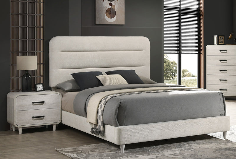 Crown Mark Nyomi White Night Stand