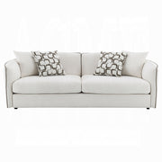 Acme Furniture Yolanda Beige Sofa with 4 Pillows