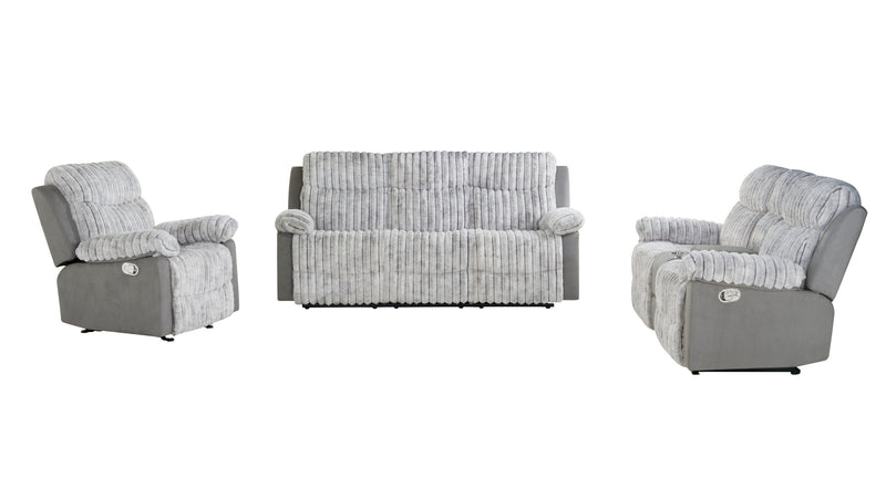 Global Furniture U6028 Brown Console Reclining Loveseat