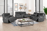 New Classic Furniture Titan Gray 3pc Power Living Room Set