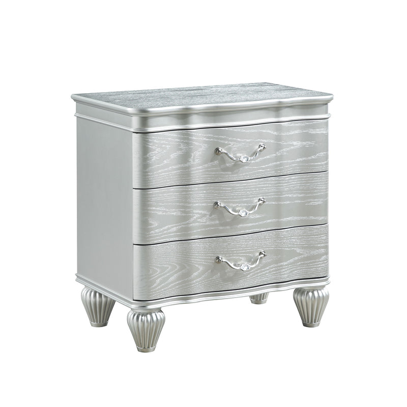 Galaxy Home Landmark Silver Nightstand