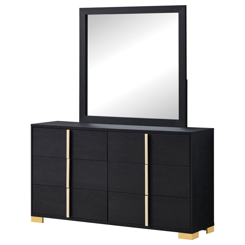 Coaster Furniture Marceline White Dresser and Mirror