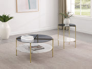 Coaster Furniture Jonelle Smoke Grey End Table