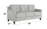 Acme Furniture Horatio Taupe Sofa
