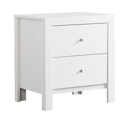 Glory Furniture Burlington White Nightstand