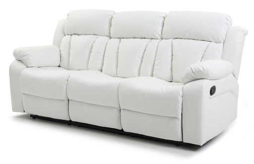 Glory Furniture Daria White Reclining Sofa