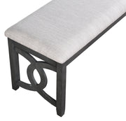 New Classic Furniture Gia Gray 46 Inch Dining Bench