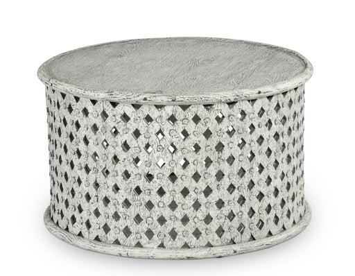 Steve Silver Samir Aged Alabaster Cocktail Table