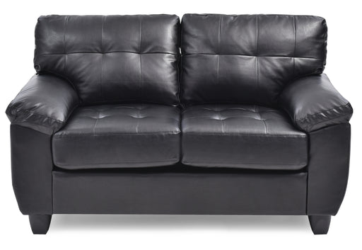 Glory Furniture Gallant Cappuccino Faux Leather Loveseat