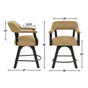 Steve Silver Rylie Sand Black 5pc Counter Set with Game Top