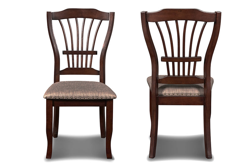 2 New Classic Furniture Bixby Black Espresso Dining Chairs