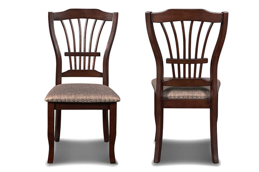 2 New Classic Furniture Bixby Black Espresso Dining Chairs