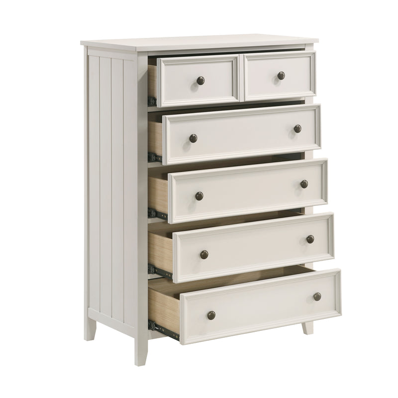 Home Elegance Donahue White Chest