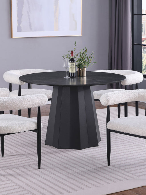 Coaster Furniture Camden Black 48 Inch Dining Table