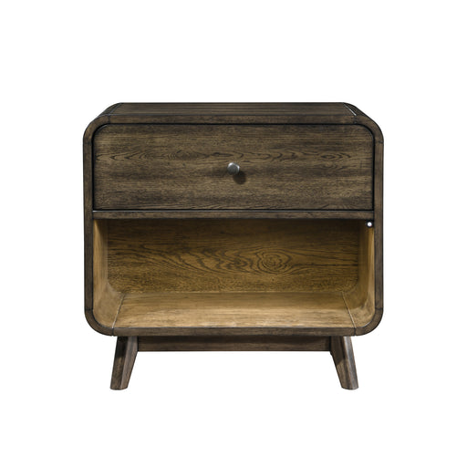 New Classic Furniture Rex Walnut Nightstand