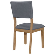 2 Coaster Furniture Sharon Blue Brown Dining Side Chairs