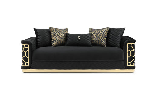 Glory Furniture Talia Black Sofa