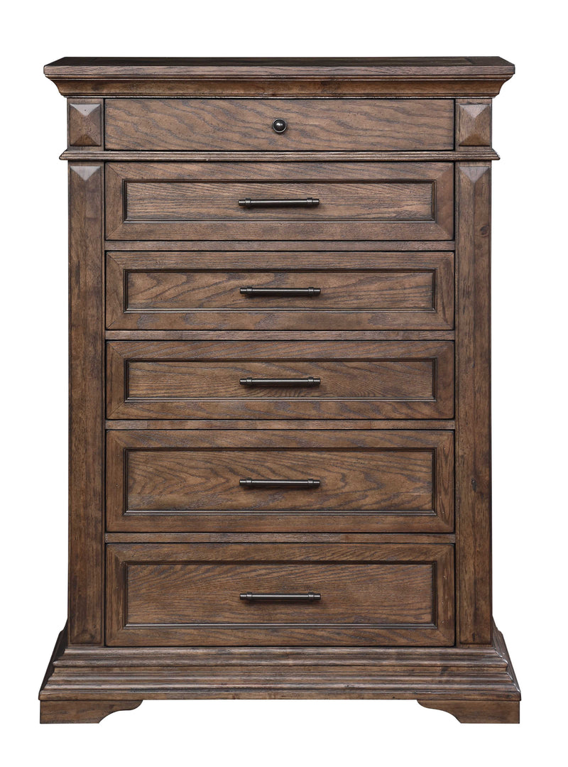 New Classic Furniture Mar Vista Walnut Chest