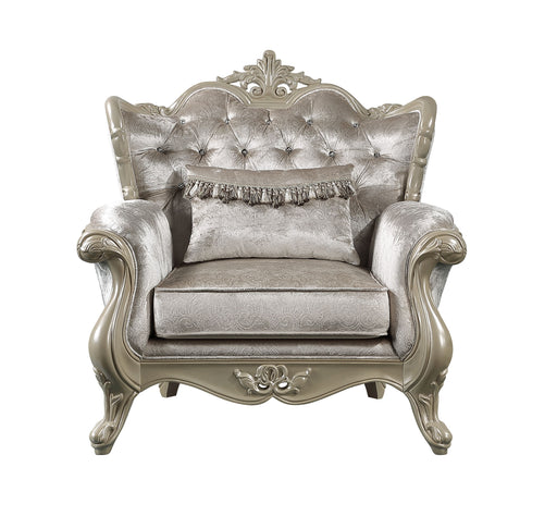 Acme Furniture Libertee Beige Chair with Pillow