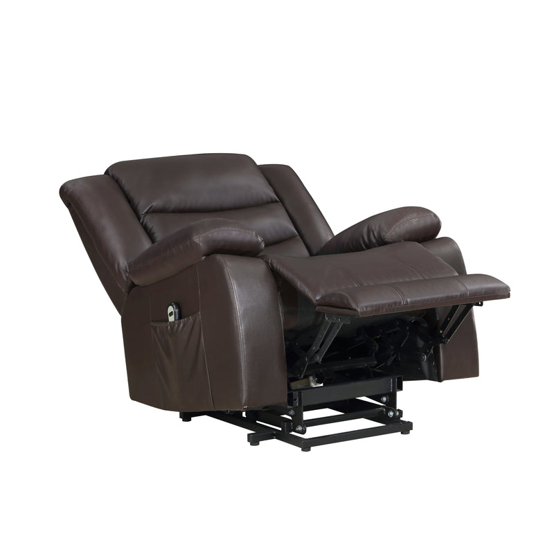 Home Elegance Carson Dark Brown Power Lift Chair