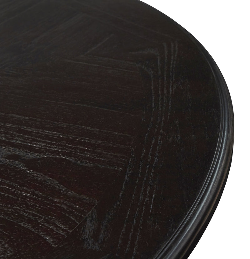 New Classic Furniture Gia Ebony Round 5pc Dining Set