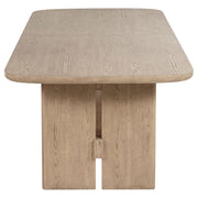 Coaster Furniture Kailani Beige Oak Rectangular Dining Table