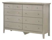 Glory Furniture Hammond Silver Champagne Dresser