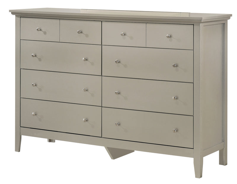 Glory Furniture Hammond Silver Champagne Dresser