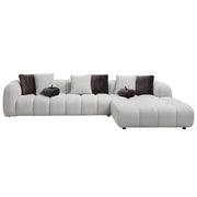 Acme Furniture Manilla Ivory White Sectional