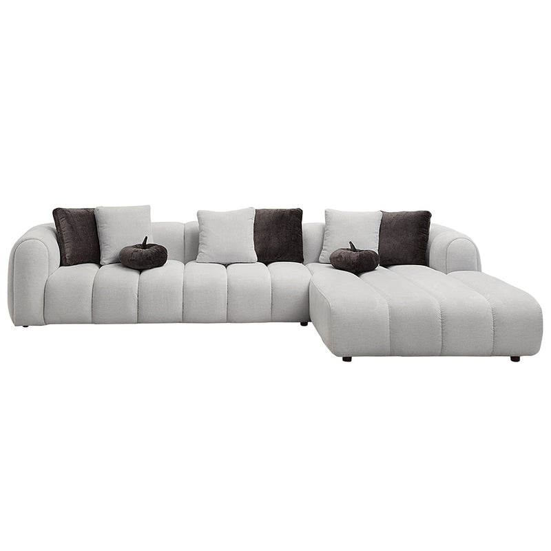 Acme Furniture Manilla Ivory White Sectional