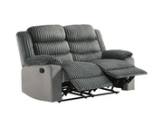 Acme Furniture Lesley Gray Motion Loveseat