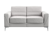 Global Furniture U6109 Light Grey PU 2pc Living Room Set