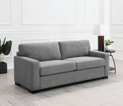 Coaster Furniture Simpson Grey Sofa Sleeper with Queen Mattress