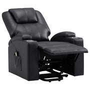 Coaster Furniture Armstrong Camel Brown Power Lift Massage Recliner