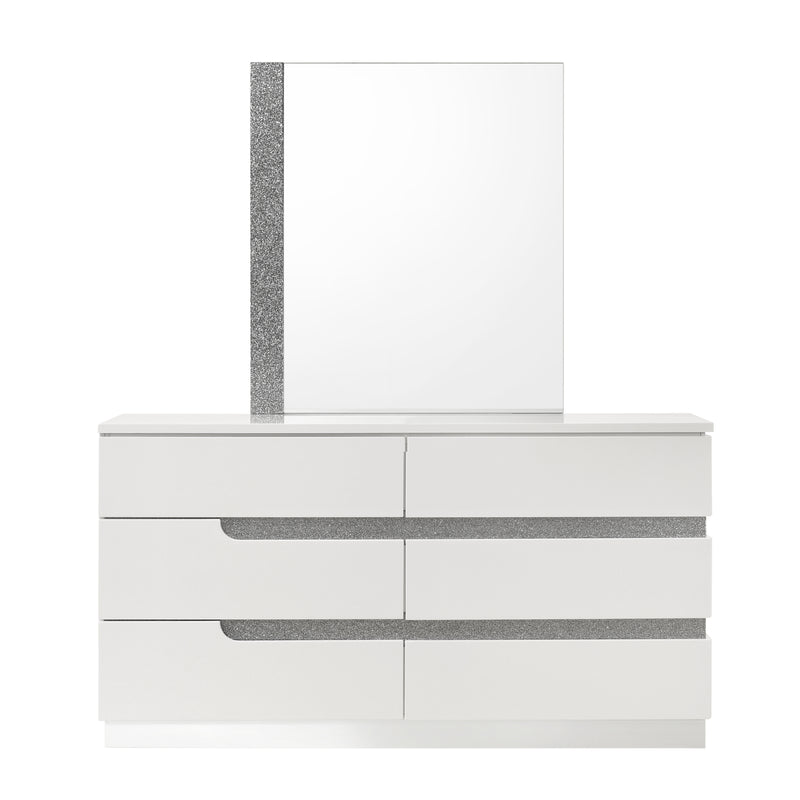 New Classic Furniture Paradox White Dresser