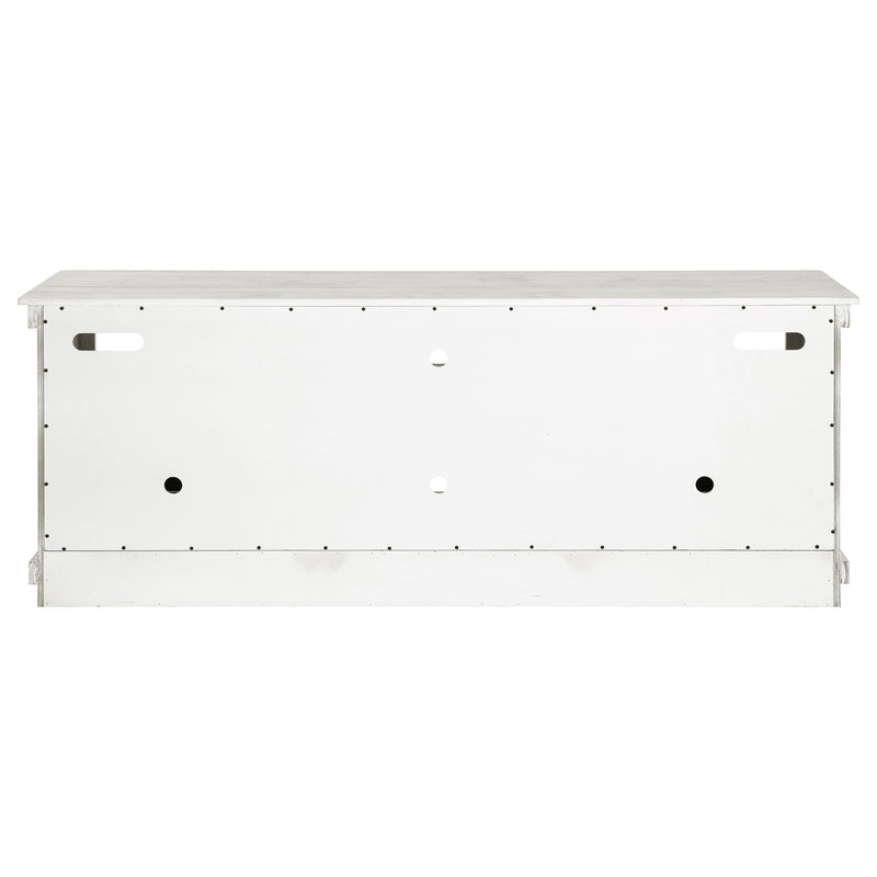 Coaster Furniture Payne Distressed White 70 Inch TV Stand