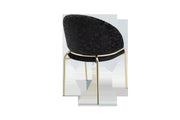 Galaxy Home Onyx Black Gold Chairs