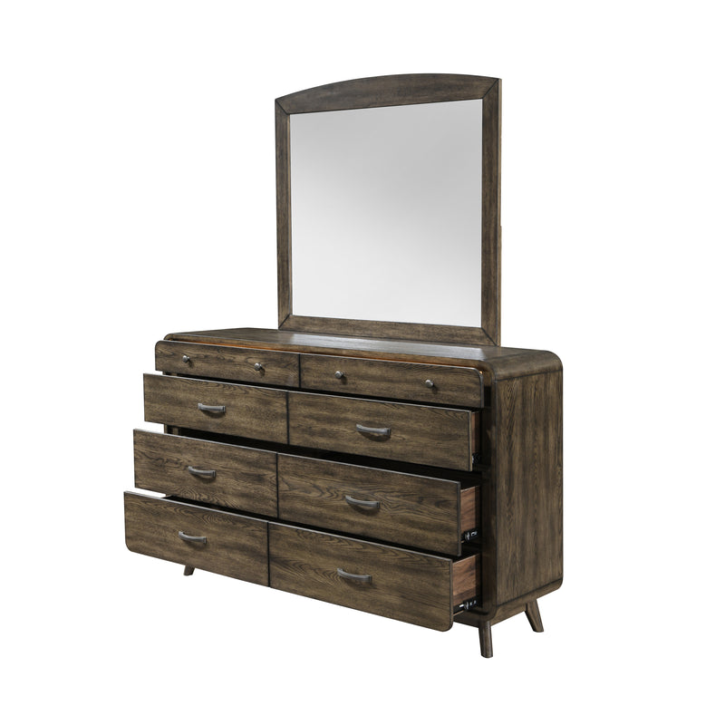 New Classic Furniture Rex Walnut Mirror