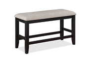 Crown Mark Fulton Light Grey Counter Height Bench