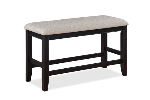 Crown Mark Fulton Light Grey Counter Height Bench