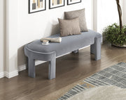Home Elegance Flux Gray Bench
