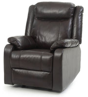 Glory Furniture Ward Red Faux Leather Rocker Recliner