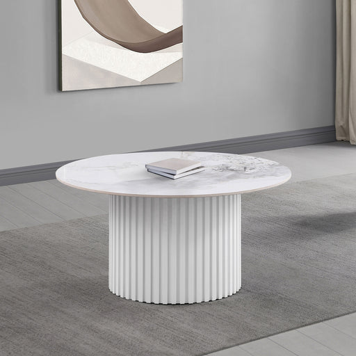 Coaster Furniture Rowena White Coffee Table